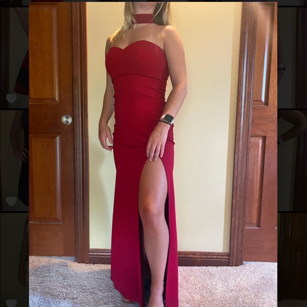 Red dress